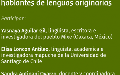 Destacada lingüista del pueblo Mixe visitará Chiloé para reflexionar sobre la desaparición de las lenguas originarias