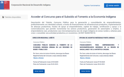 Concurso para el Subsidio al Fomento a la Economía Indígena Urbana