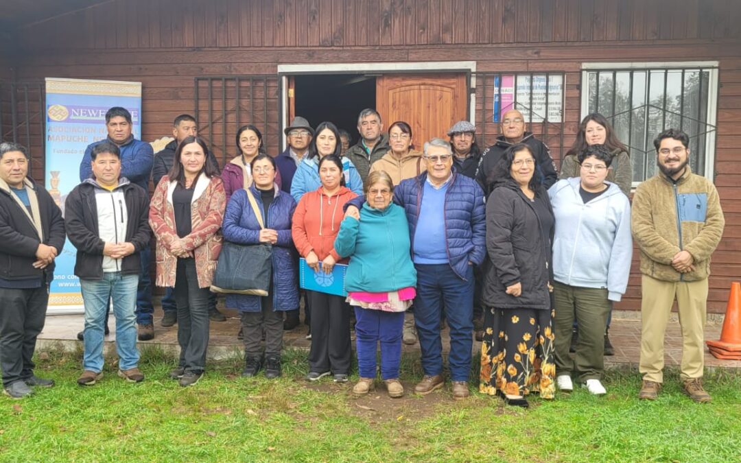 Actividad de Fortalecimiento Organizacional. Comunidad Valentín Marín – Ragñintuleufu de la Comuna de Nueva Imperial.